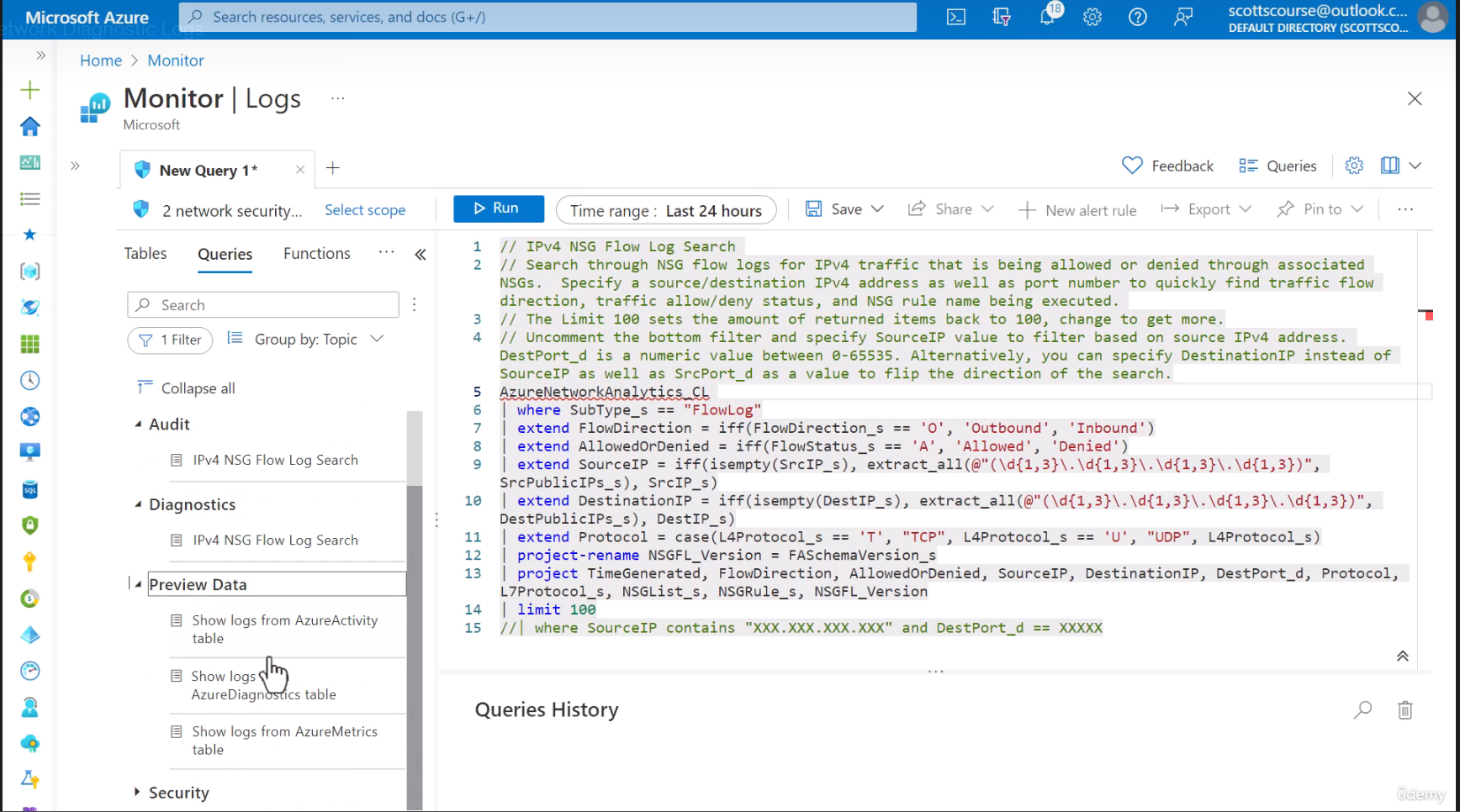 query log