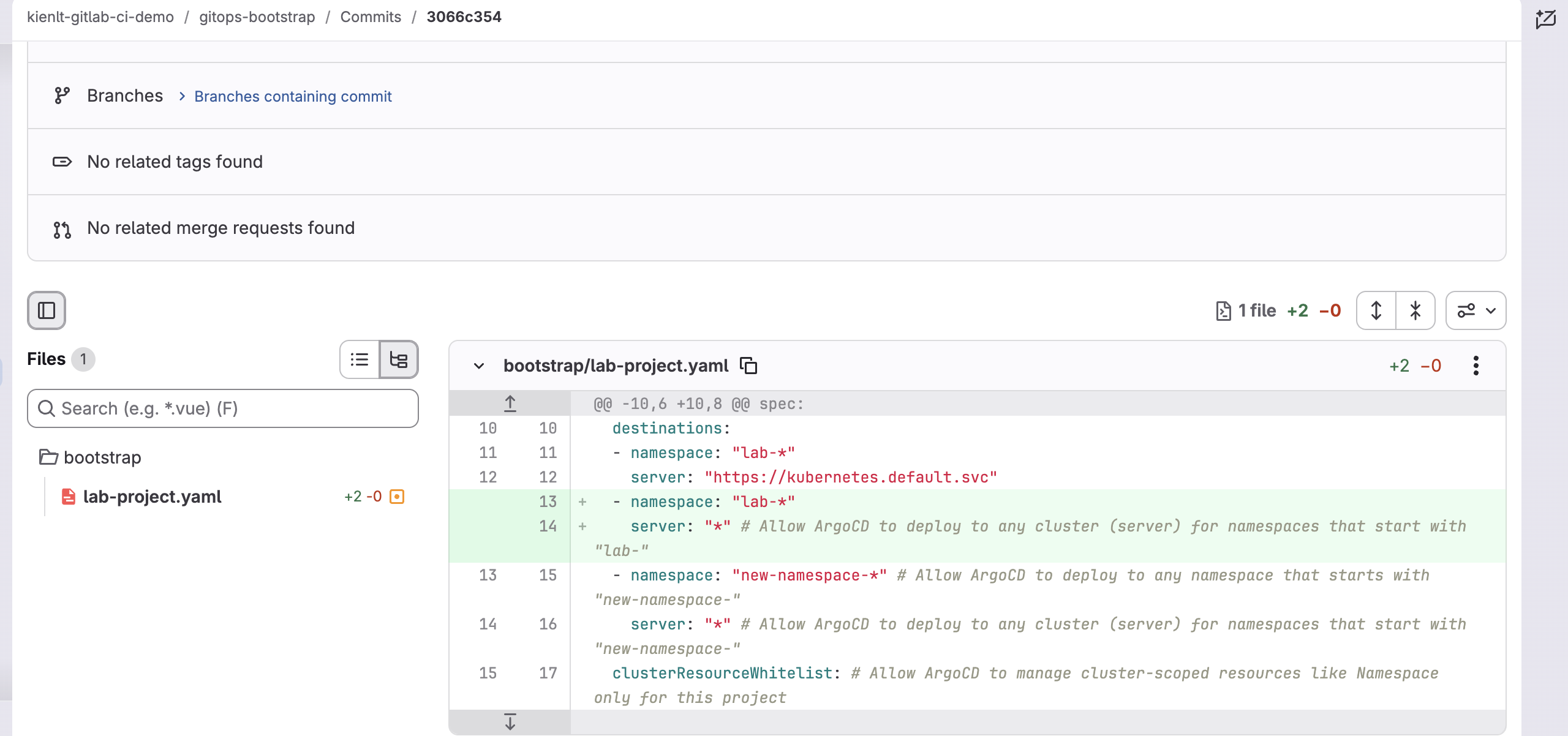 fix AppProject